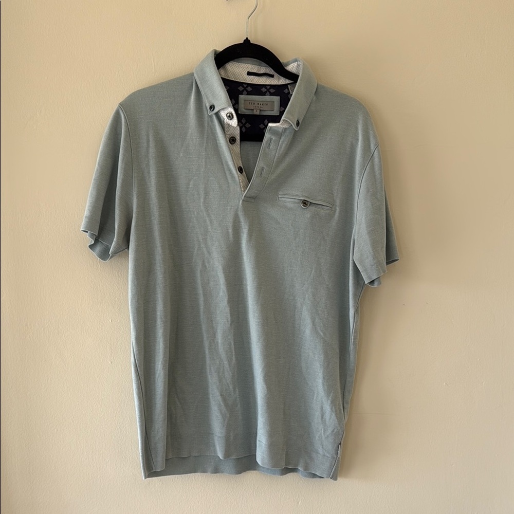 Ted Baker Sky Blue Polo Shirt